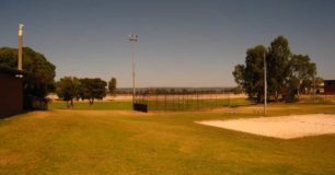 Picture of the oval during an afternoon lockdown