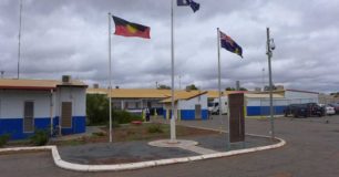 Flags at EGRP Entrance