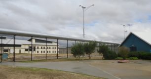 View towards new women's facility.