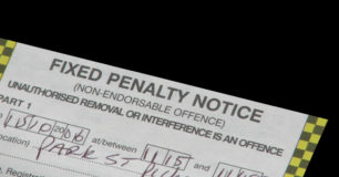 Image of a fixed penalty notice