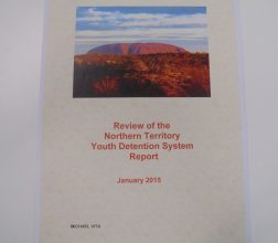 Image of front cover of Review of the Northern Territory Youth Dentention System Report