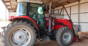 Image of a tractor used at Pardelup Prison Farm