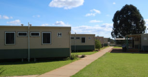 Image of new accommodation units at Karnet Prison Farm