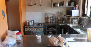 Image of the kitchen in the self-care unit at West Kimberley Regional Prison